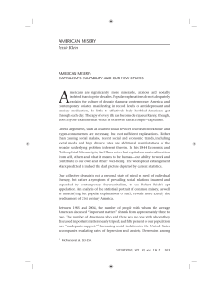 american misery - Open Journal Systems