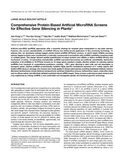 Comprehensive Protein-Based Artificial MicroRNA