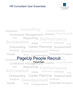 PageUp People Recruit PageUp People Recruit