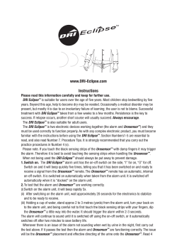 DRI Eclipse Instruction Manual