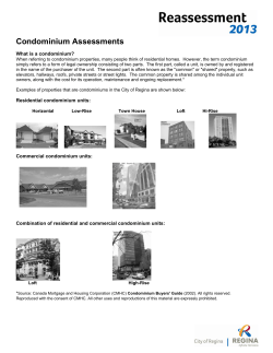 Condominium Assessments