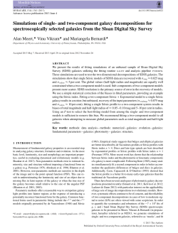 Simulations of single- and two-component galaxy