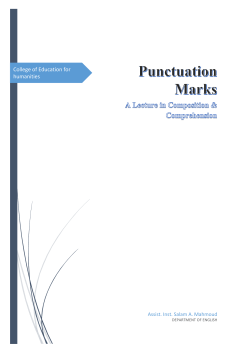 Punctuation Marks