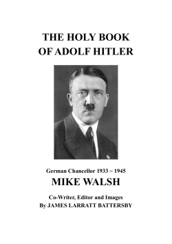 The Holy Book of Adolf Hitler