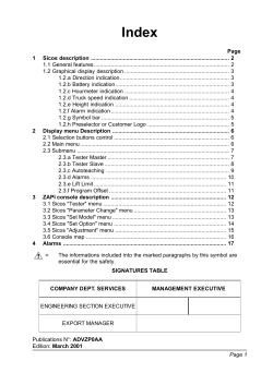 Page 1 = The informations included into the marked paragraphs by