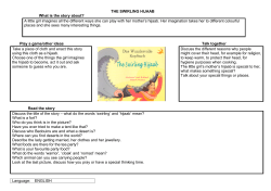 THE SWIRLING HIJAAB What is the story about? A little girl