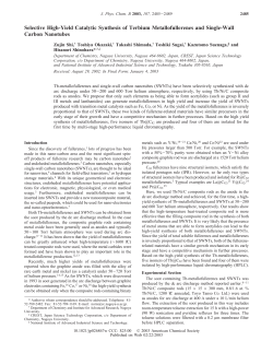 Selective High-Yield Catalytic Synthesis of Terbium