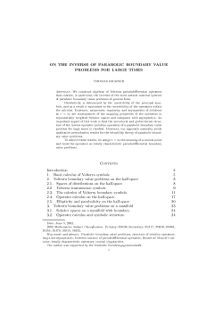 On the inverse of parabolic boundary value problems for large times