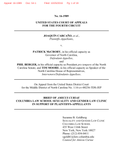 No. 16-1989 UNITED STATES COURT OF APPEALS FOR THE