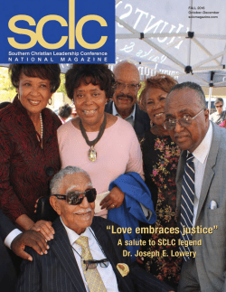 FALL 2016 - SCLC Magazine