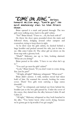 &ldquo;Come on, June,&rdquo; Brian