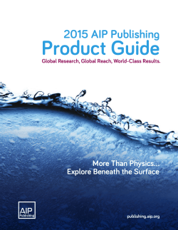 2015 AIP Publishing