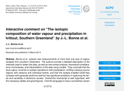 Interactive comment on