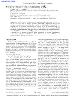 Complete valence double photoionization of SF6