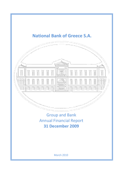 National Bank of Greece S.A.