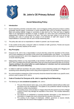 Social Networking Policy