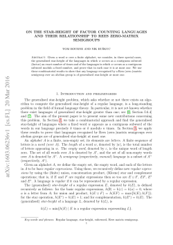 On the star-height of factor counting languages and their