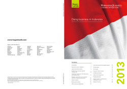 Doing business in Indonesia