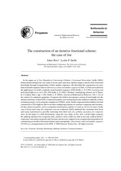 The construction of an iterative fractional scheme