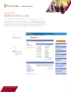 HOW TO SEARCH FOR A CLASS