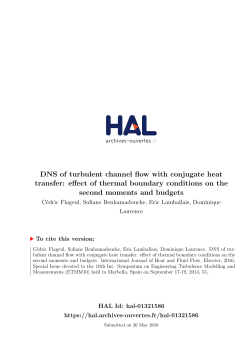 DNS of turbulent channel flow with conjugate heat transfer