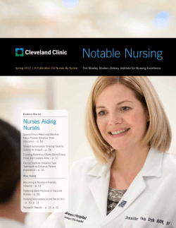 Notable Nursing - Cleveland Clinic