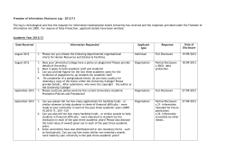 the 2012/13 disclosure log