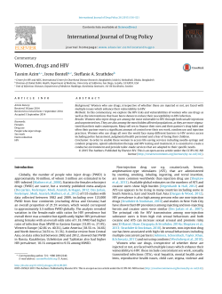 - International Journal of Drug Policy