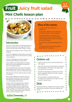 Fruit Juicy fruit salad