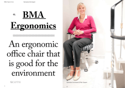 BMA Ergonomics An ergonomic office chair that is good for the