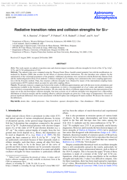 Radiative transition rates and collision strengths for SiII