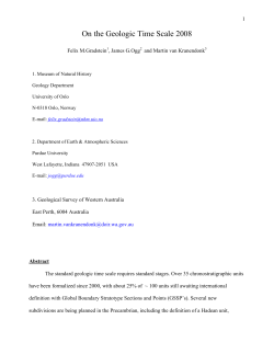 Concise Geologic Timescale