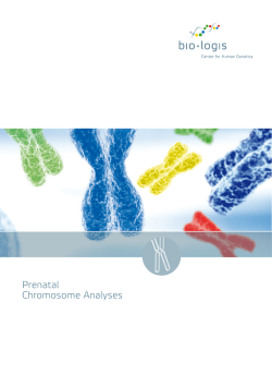 Prenatal Chromosome Analyses