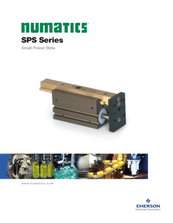 Series SPS Power Slide Catalog