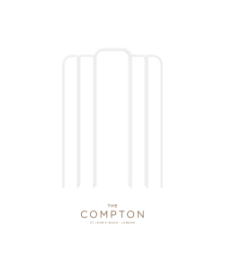 brochure - The Compton St John`s Wood
