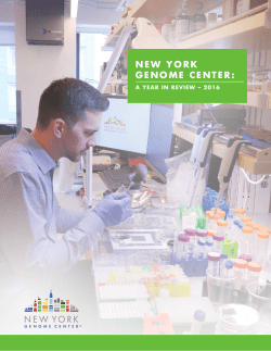 NYGC 2016 Annual Report DOWNLOAD