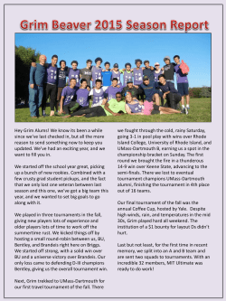 Grim Beaver 2015 Season Preview