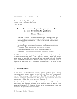 Controlled embeddings into groups that have no