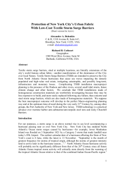 Protection of New York City`s Urban Fabric With