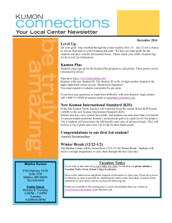 Level Up Kumon Plus New Kumon International Standard (KIS