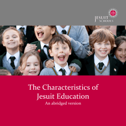 The Characteristics of Jesuit Education