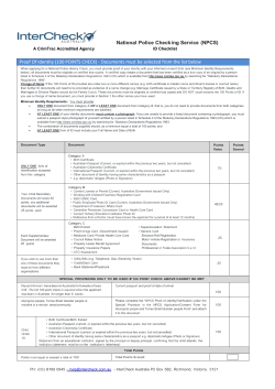 Proof Of Identity (100 POINTS CHECK)
