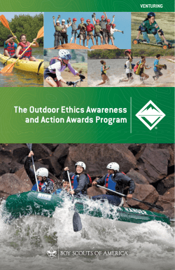 The Outdoor Ethics Awareness and Action Awards Program