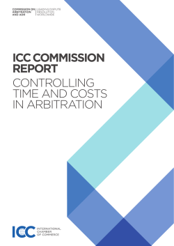 icc commission report controlling time and costs in