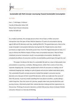 Sustainable Life Path Concept: Journeying Toward Sustainable