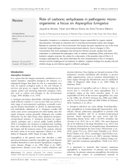 Role of carbonic anhydrases in pathogenic micro