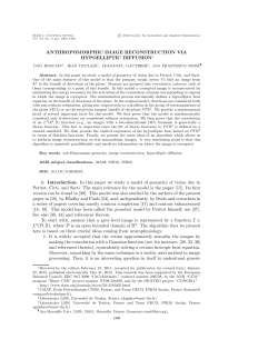 ANTHROPOMORPHIC IMAGE RECONSTRUCTION VIA