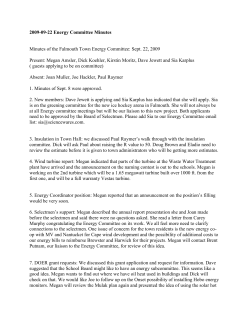 2009-09-22 Energy Committee Minutes Minutes