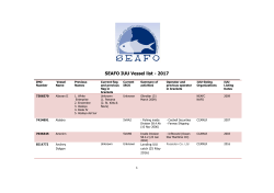 SEAFO IUU Vessel list