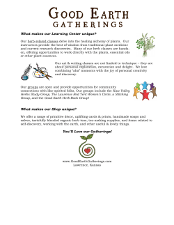 GEG unique - Good Earth Gatherings